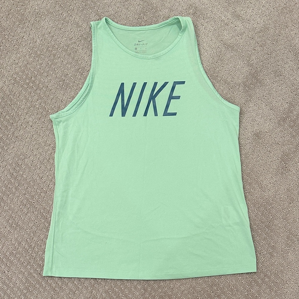 Nike Dry Fit Tank top, Green, Small